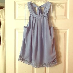 Naked Zebra tie back halter top